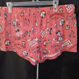 Disney Black & White and Orange & Black Mickey Mouse Pajamma Shorts 2 Pack